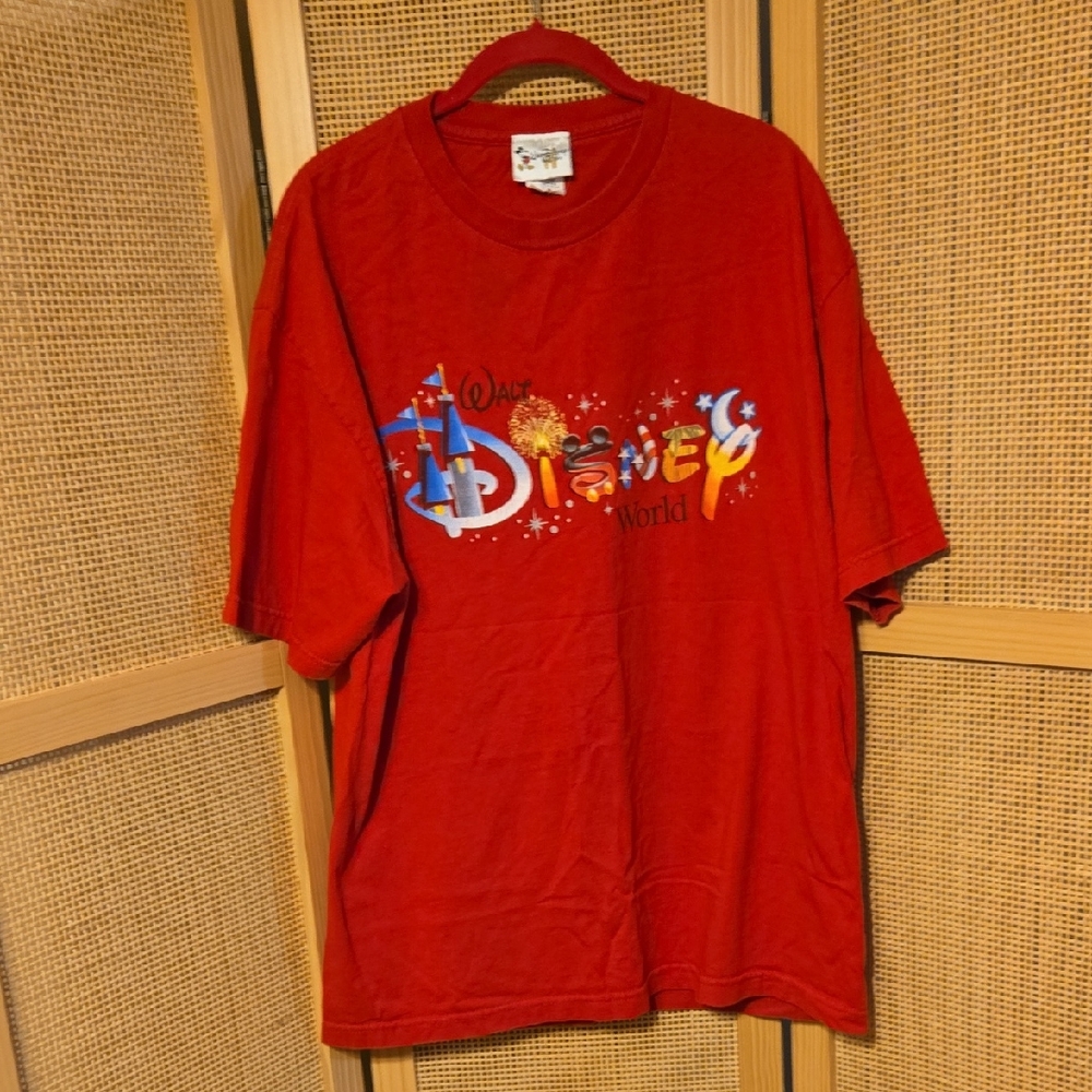 Red Walt Disney World Shirt XL Vintage